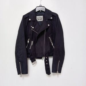 Levi's Women's Faux Suede Moto Jacket in a Classic Biker-Style